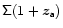 $\mathsf{\Sigma(1+{\vec z}_{a})}$