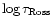 $\log\tau_{\rm {Ross}}$