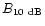$B_{10~\rm dB}$