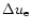 $\Delta u_{{\rm e}}$