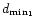 $d_{{\rm min}_1}\!$