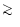 $\mathrel{\hbox{\rlap{\lower.55ex \hbox {$\sim$ }}
\kern-.3em \raise.4ex \hbox{$>$ }}}$