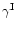 $\gamma ^{\rm I}$