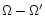 $\Omega - \Omega^{\prime}$