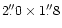$2\farcs0\times1\farcs8$