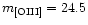 $m_{\rm [OIII]}=24.5$