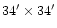 $34\arcmin \times34\arcmin$