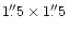 $1\farcs5 \times 1\farcs5$