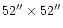 $52\arcsec\times52\arcsec$