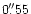 $0\farcs55$