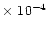 $\times~10^{-4}$