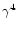 $\gamma^{4}$