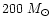 $200~M_\odot$