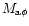 $M_{\rm a\phi}$