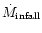 $\dot M_{\rm infall}$