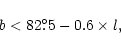 \begin{displaymath}%
b < 82\fdg5 - 0.6\times l,
\end{displaymath}