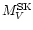 $M_V^{{\rm SK}}$
