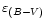 $\varepsilon_{(B-V)}$