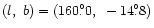 $(l,~b)=(160\fdg0,~-14\fdg8)$