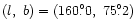 $(l,~b)=(160\fdg0,~75\fdg2)$