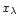 $x_\lambda$