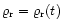 $\varrho_{\rm
r}=\varrho_{\rm r}(t)$