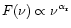 $F(\nu)\propto
\nu^{\alpha_{\rm r}}$