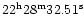 $22^{\rm h}28^{\rm m}32.51^{\rm s}$
