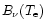 $B_\nu(T_{\rm e})$