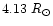 $4.13~R_\odot$