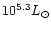 $10^{5.3} L_\odot$