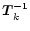 $\vec{T}_k^{-1}$