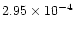 $2.95\times 10^{-4}$