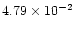 $4.79\times 10^{-2}$