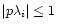 $\vert p\lambda_i\vert\le 1$