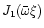 $J_1(\bar{\omega}\xi)$