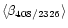 $\langle {\beta}_{408/2326} \rangle$