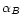 $\alpha_B$