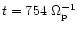 $t=754~\Omega_{\rm p}^{-1}$