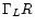 $\Gamma _LR$