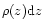 $\rho(z){\rm d}z$