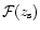 ${\cal F}(z_{\rm s})$
