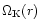 $\Omega_{\rm K}(r)$