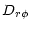 $\displaystyle D_{r \phi}$