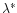 $\lambda^{*}$