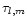 $\tau_{l,m}$
