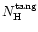 $N_{\rm H}^{\rm tang}$