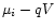 $\mu_i-qV$
