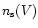 $n_{\rm s}(V)$