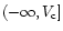 $(-\infty,V_{\rm c}]$